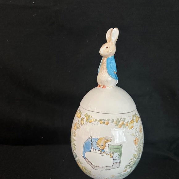Beatrix Potter 1996, Vintage Teleflora Gift, candy/ cookies jar - Picture 5 of 10